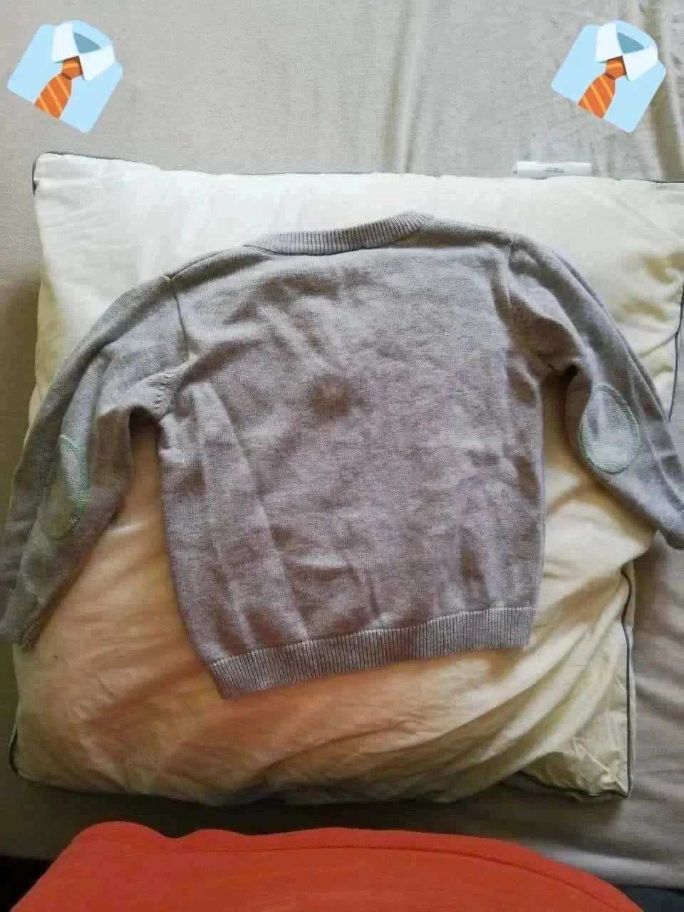 Pomette Baby sweater 24-36 months (92 cm) Good condition - comfortable gray whale pattern – photo 2